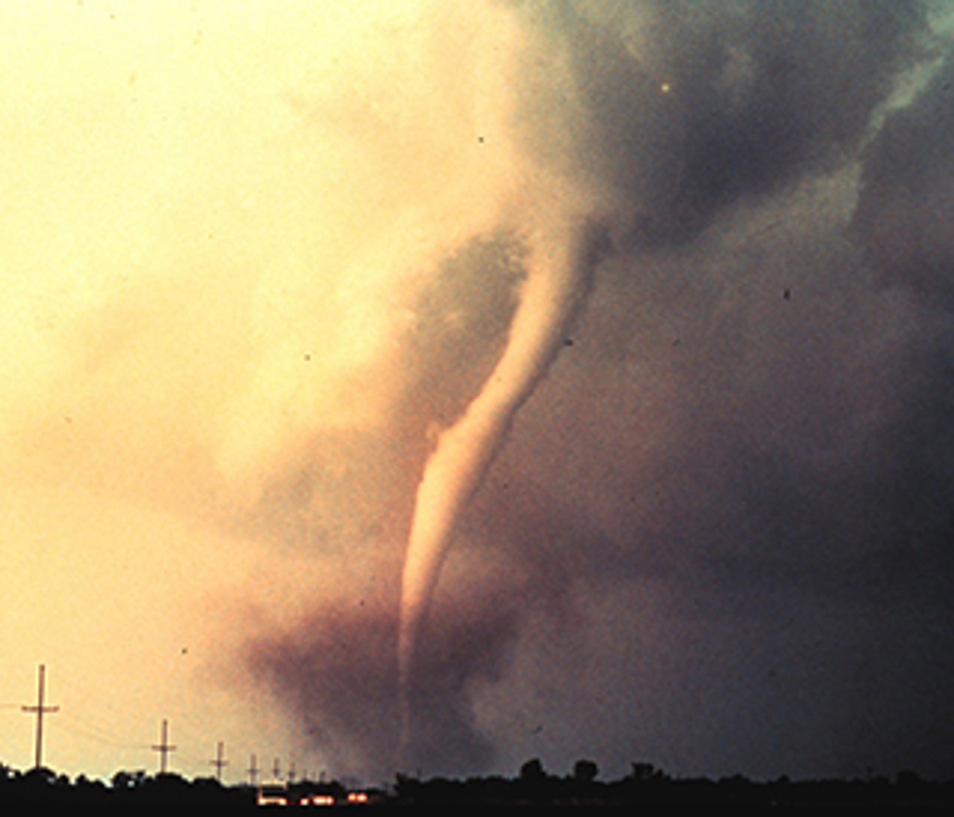 The Union City, Okla. tornado on May 24, 1973. (Photo credit: NSSL)