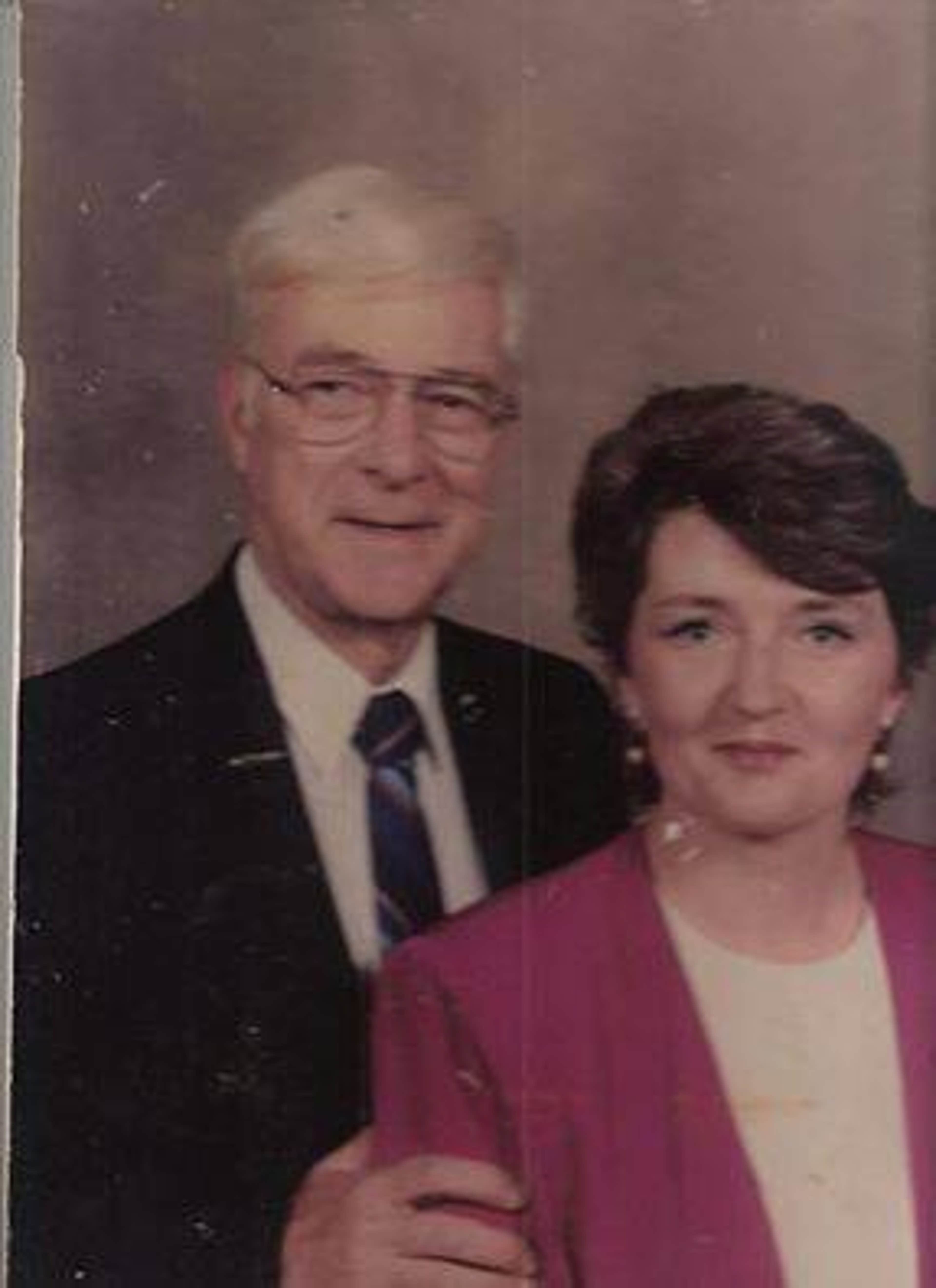 Photo found 35 miles from Fairdale, Illinois of Mr. and Mrs. Clem Schultz. Geri Schultz lost her life in the Fairdale tornado.