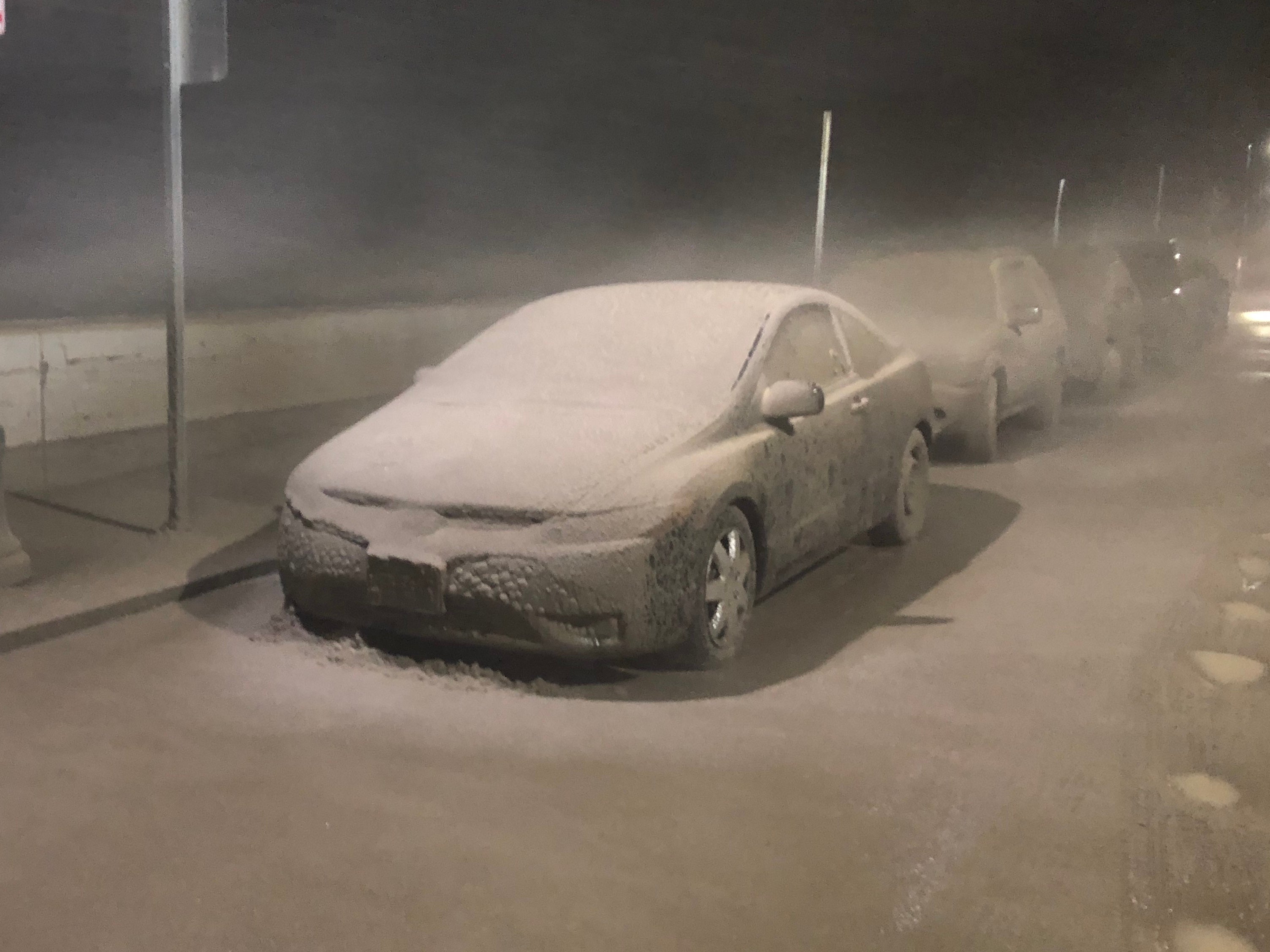 That's Not Snow Nor'easter Blankets Cars With Wet Sand The Weather