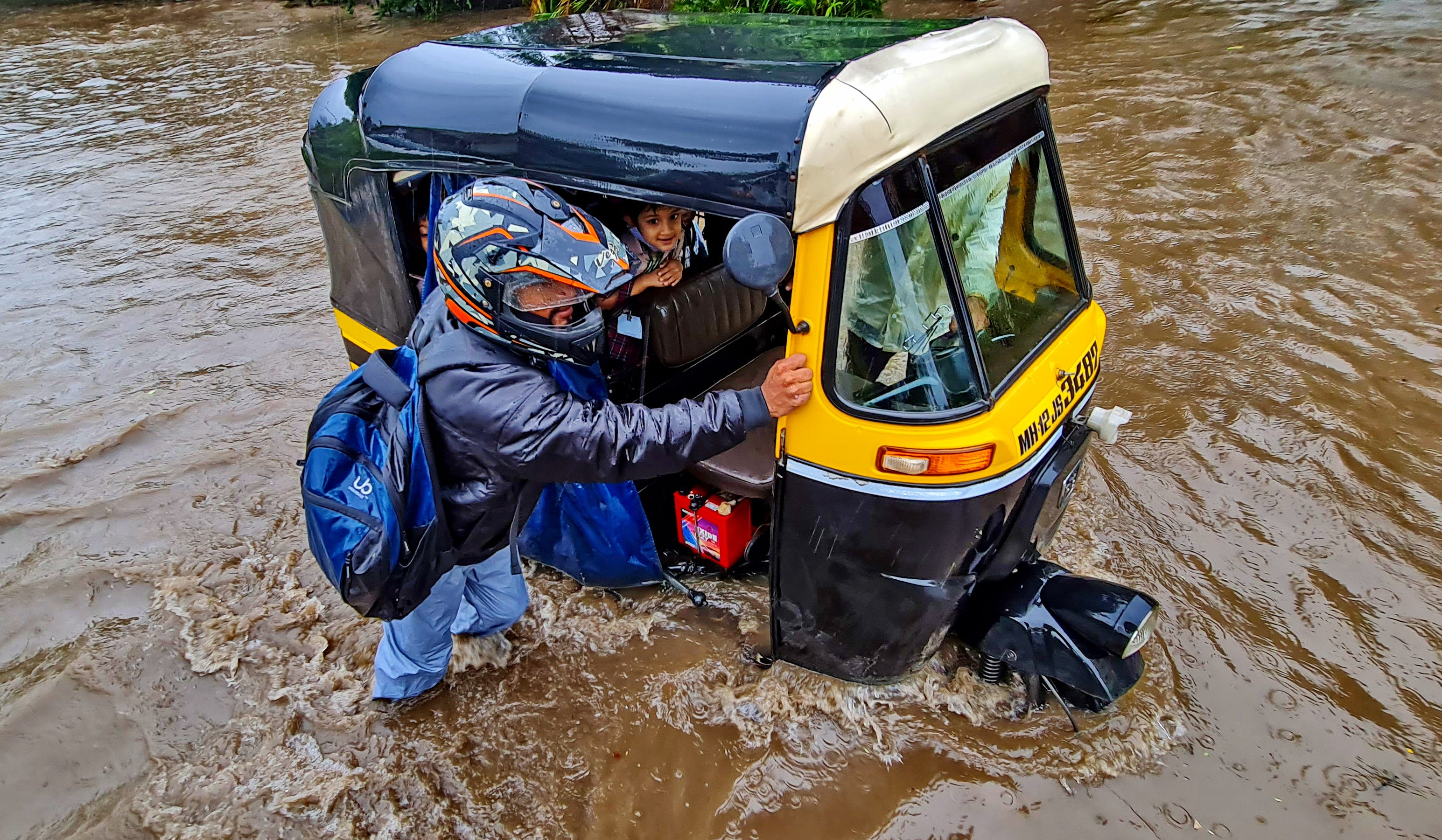 Visuals From A Rain Soaked Pune As Heavy Downpours Batter Madhya 
