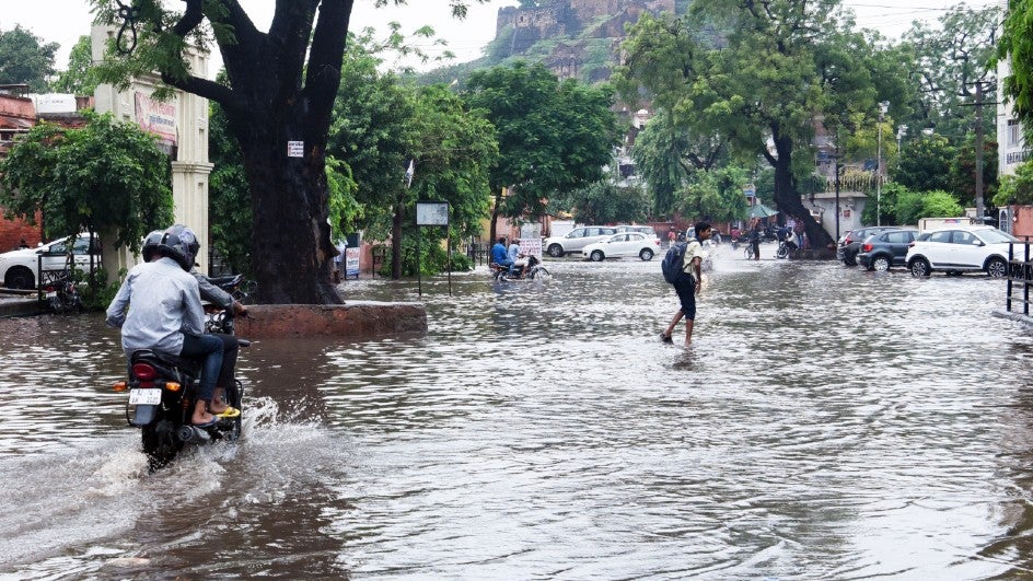Heavy Rains Flood Jodhpur; Several Trains Cancelled, Schools Closed
