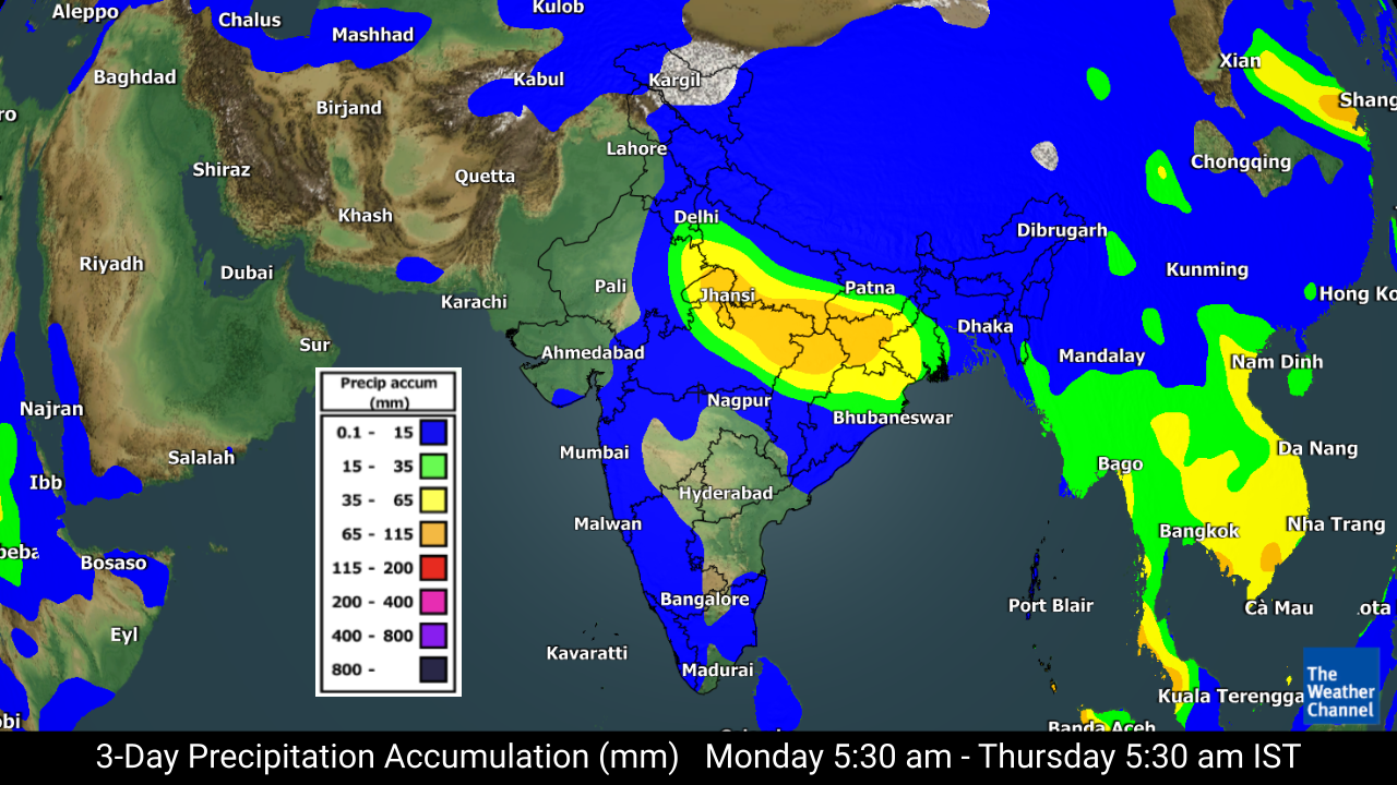 Deep Depression to Dump Heavy Rains in Jharkhand, Bihar, Odisha