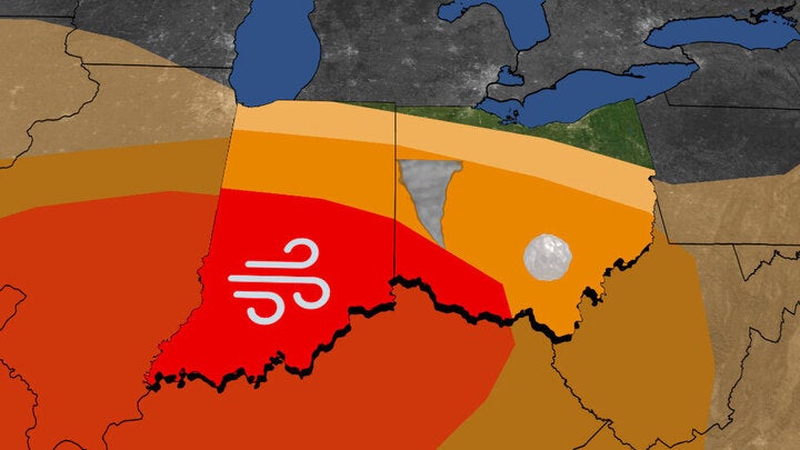 Indiana, Ohio: Be On Alert For Severe Storms Midweek