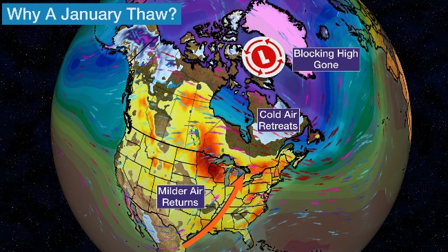 January Thaw forecast