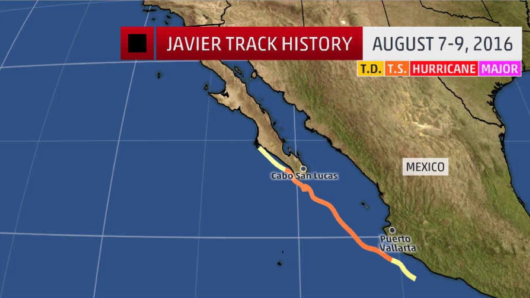 Tropical Storm Javier (RECAP) The Weather Channel