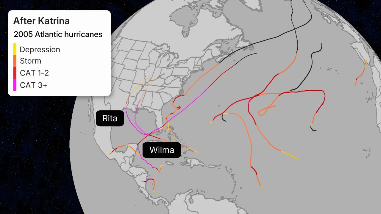 Hurricane Katrina 2005 season