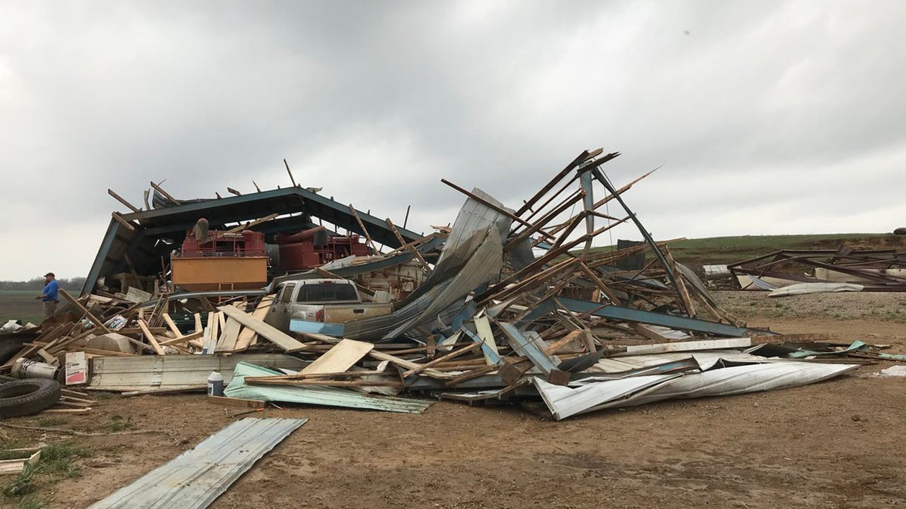 Plains Tornadoes, Severe Storms Leave Damage in Kansas, Nebraska