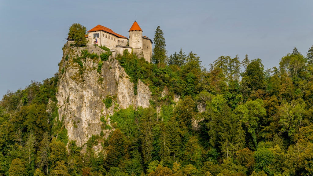 The island on Lake Bled. 