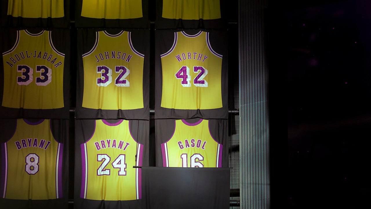 Lakers retired jerseys