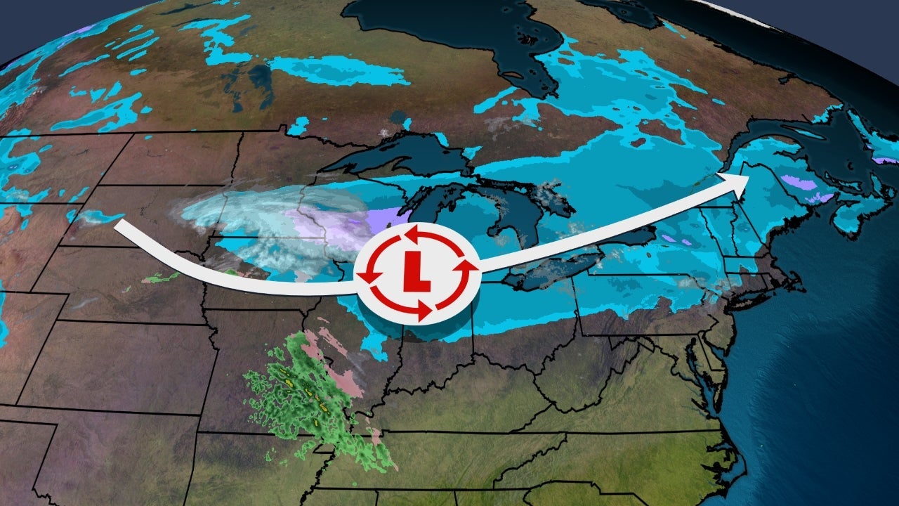 Two More Rounds of Snow, Ice for Plains, Midwest and Northeast This