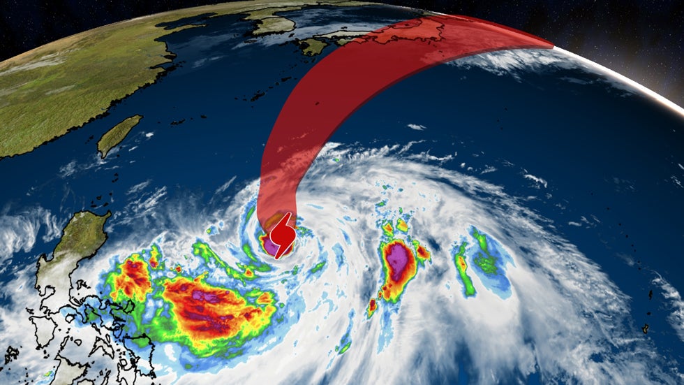 Typhoon Lan to Intensify and Threaten Okinawa This Weekend, Then Japan