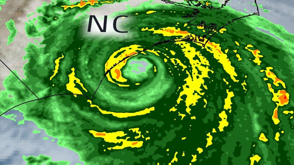 Florence Landfall is Imminent on the Coast of North Carolina The