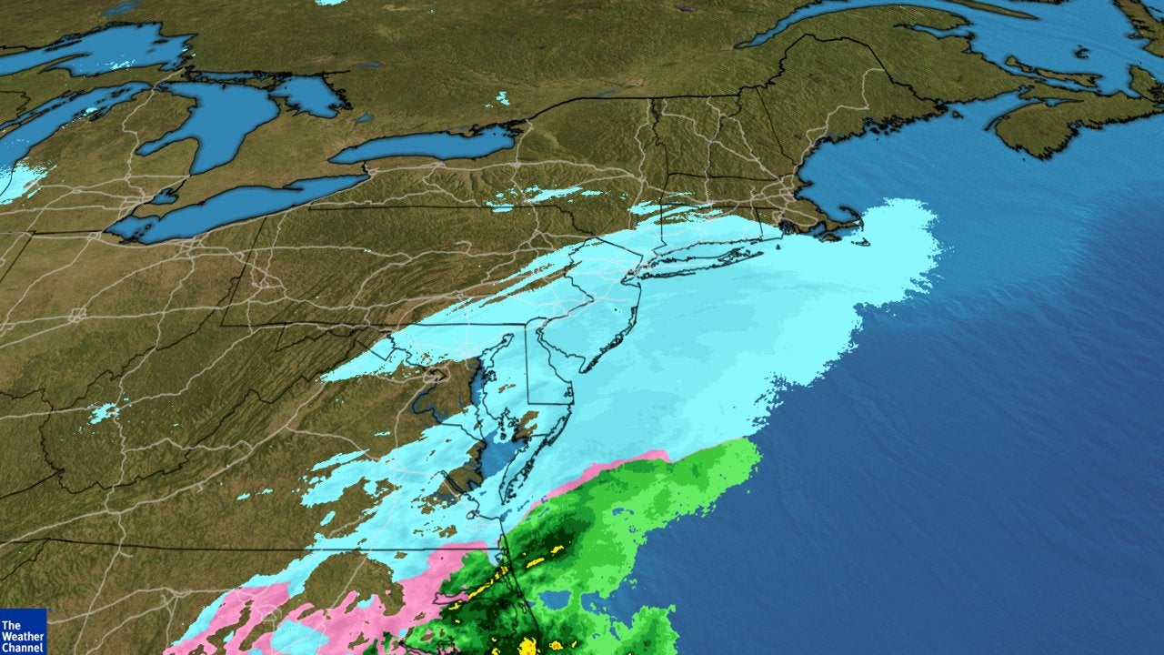Winter Storm Octavia Ice Storm for Carolinas, Snow from