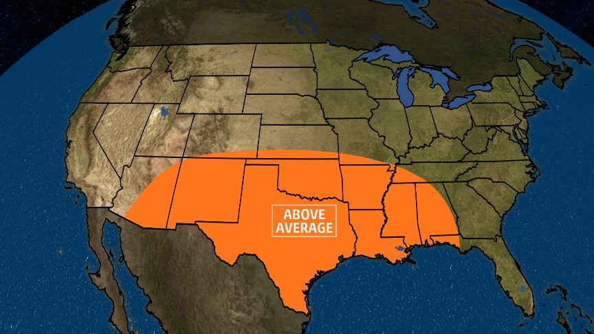 Spring 2017 Temperature Outlook: Warmth to Persist in the South