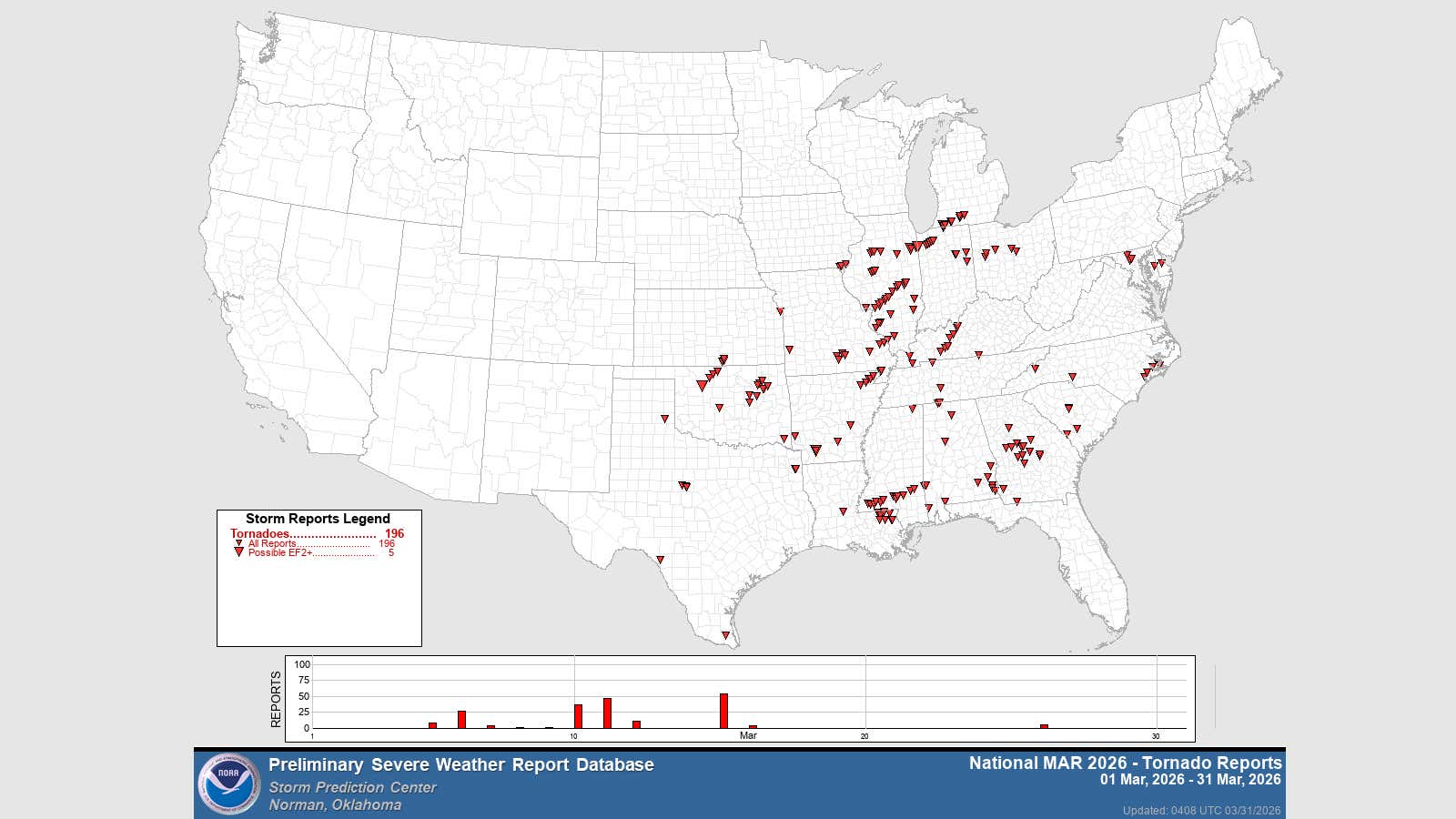 march 2026 tornadoes