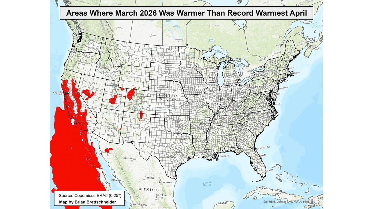 US Hottest March On Record Was In 2026 | Weather.com