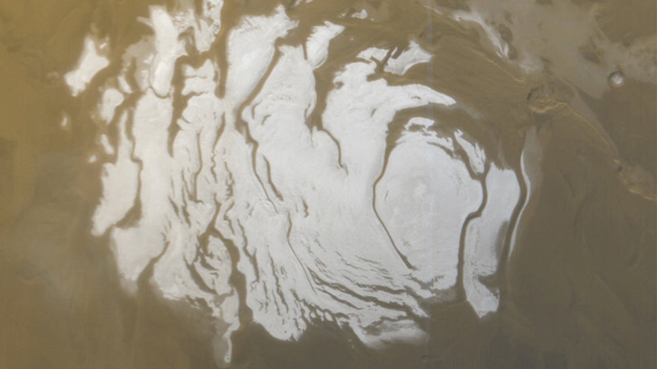Large Underground Lake Detected Below Mars Ice Cap, Study Says