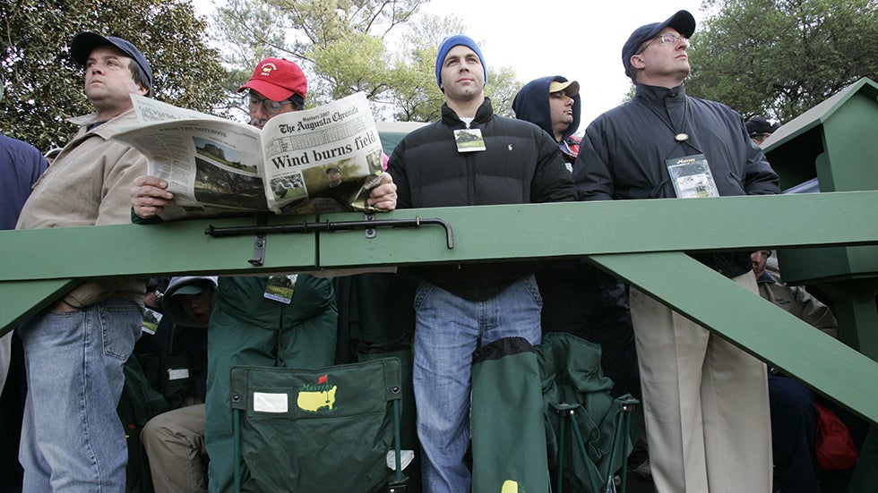 The Masters 2007 cold