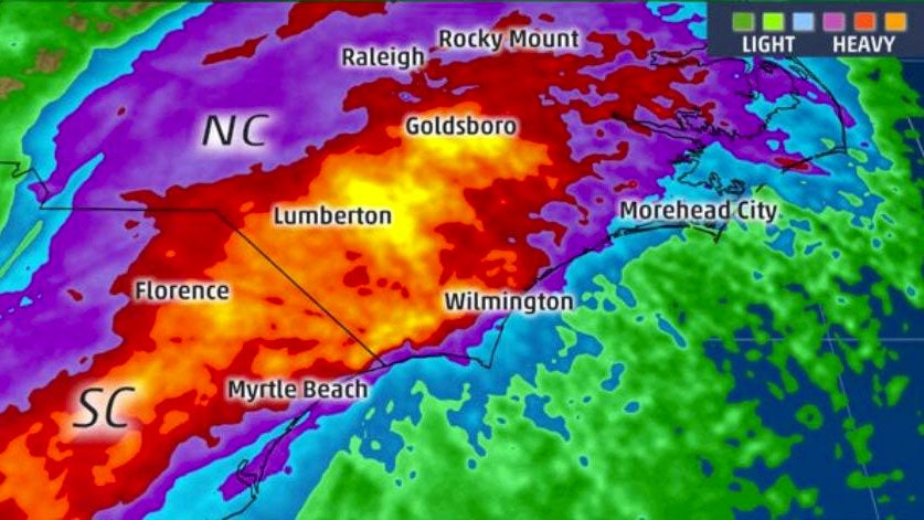 Florence Likely to Be Carolinas' Third Hurricane-Related Flood Event in Four Years