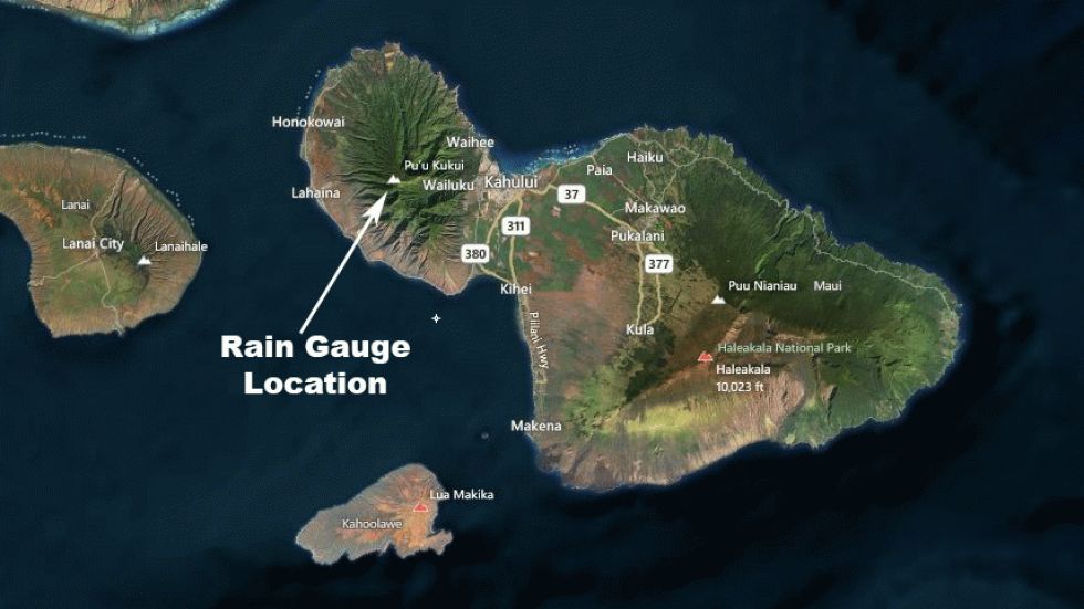 Puu Kukui Location Map