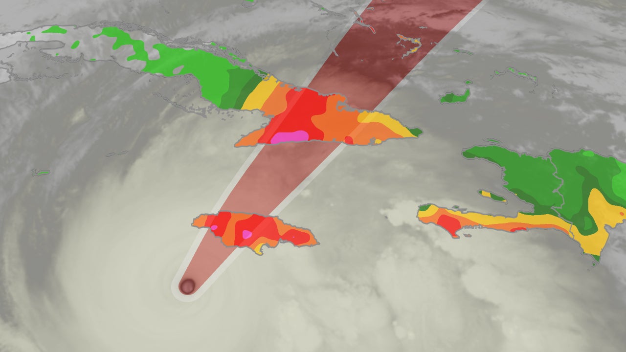 Hurricane Melissa Nears Record Intense Jamaica Landfall As Category 5 | Weather.com
