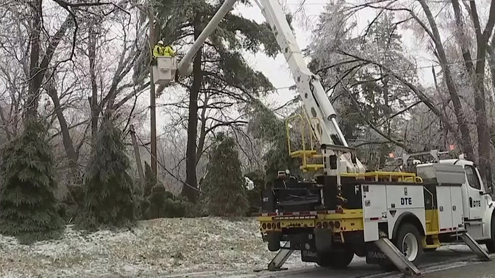 More Than 700,000 Still Without Power After Michigan Ice Storm