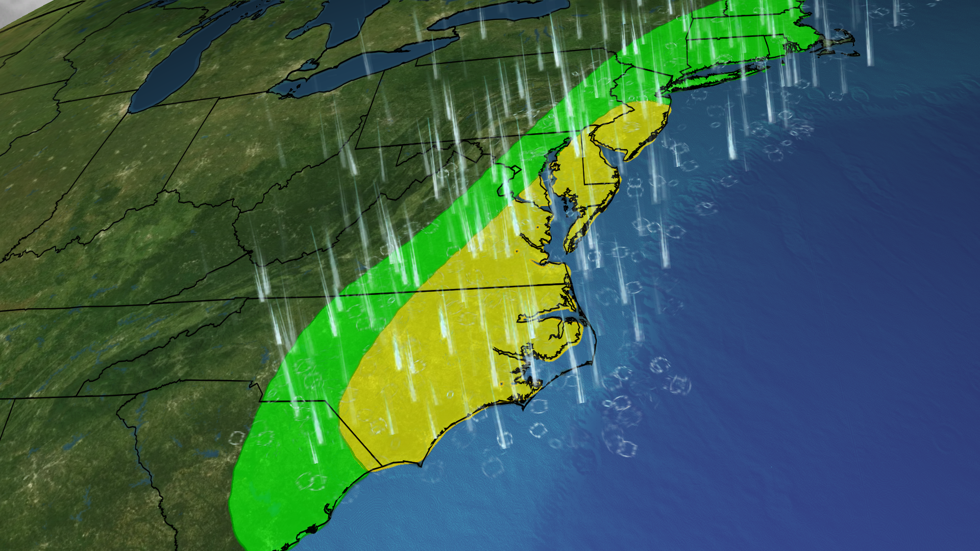 Heavy Rain And Storms Bring Flood Risk To Mid-Atlantic