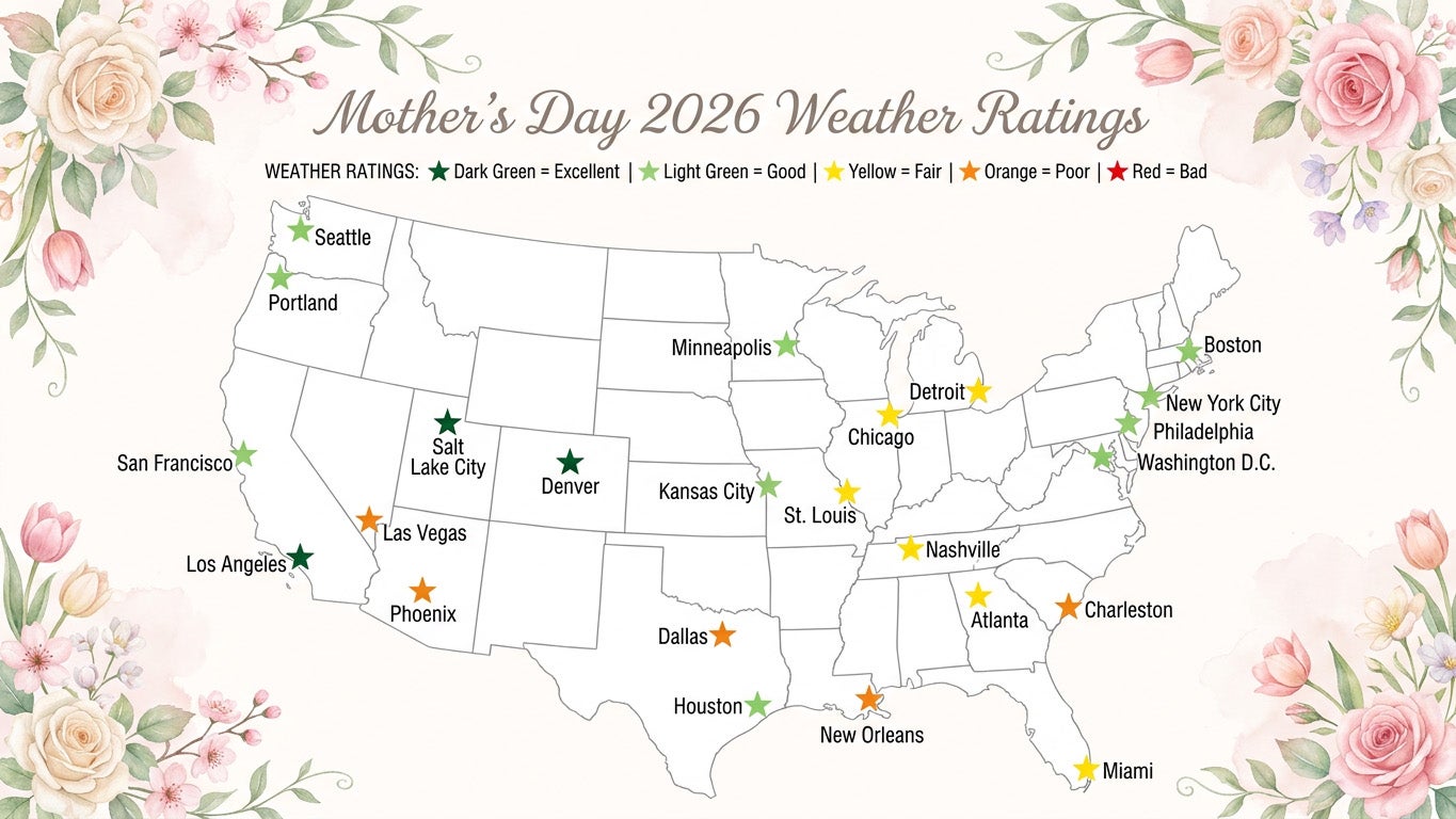 Mother's Day forecast