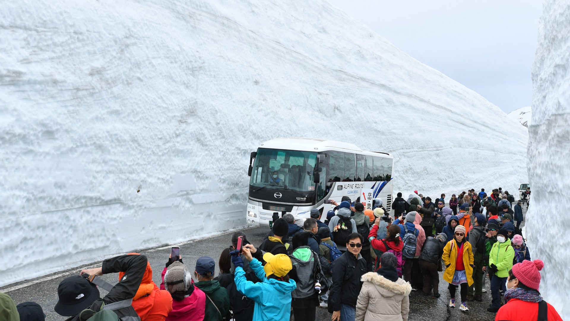 Japan's Giant Walls Of Snow Are A Sign Of Spring