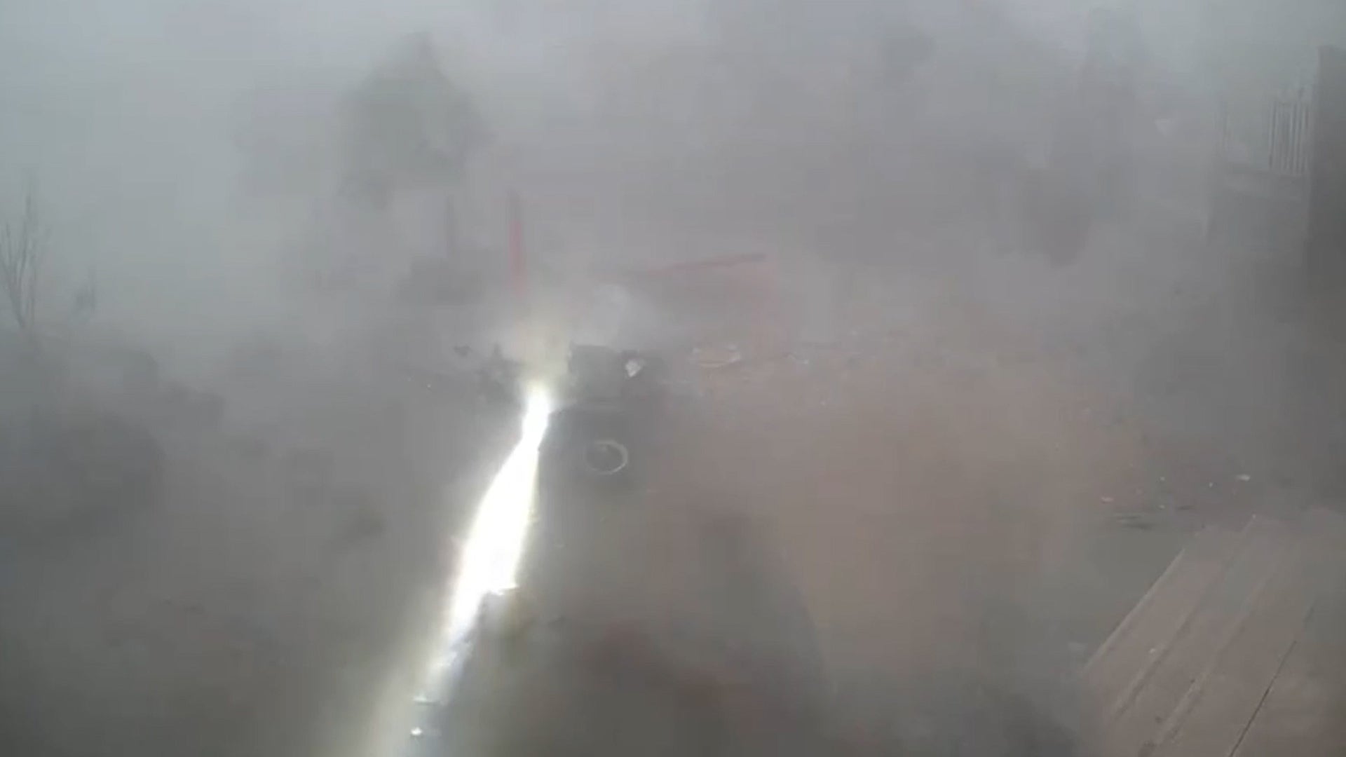 Watch A Hailstorm Destroy A Courtyard In Minutes
