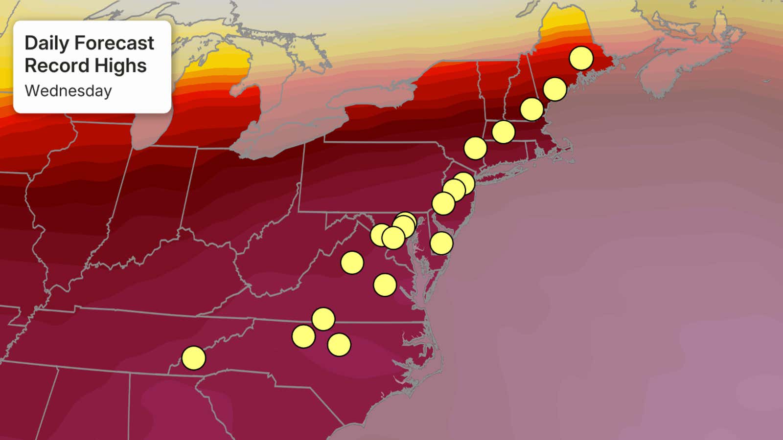 Ola de calor récord en el noreste en mayo de 2026