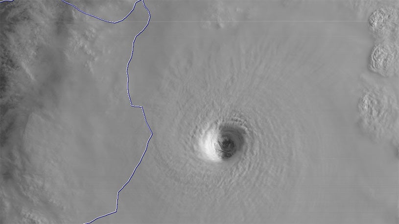 Super Typhoon Noul Animation Gives a Glimpse of the Future