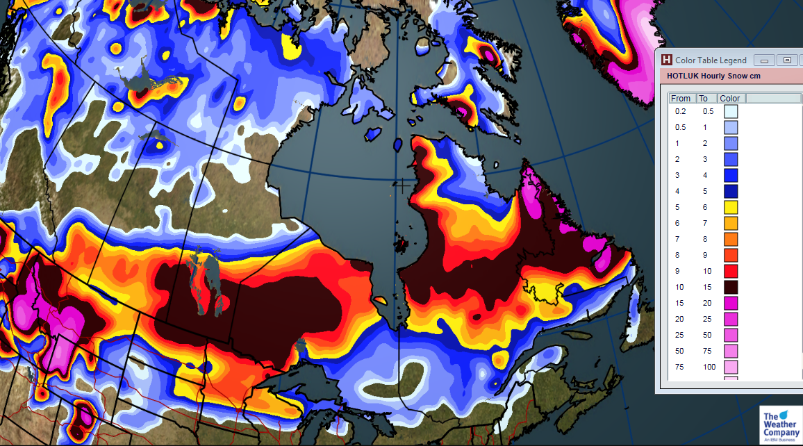 Weekend Forecast Snow Spreads Across the Prairies; Possible
