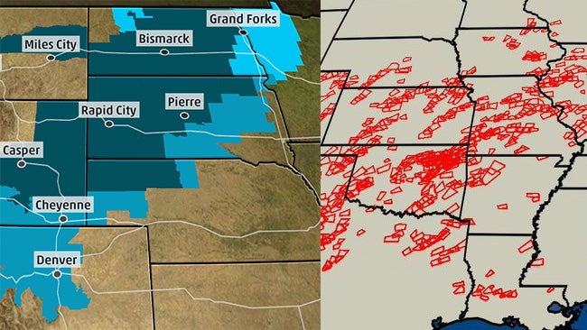 Where the Most Weather Warnings Are Issued in the U.S.