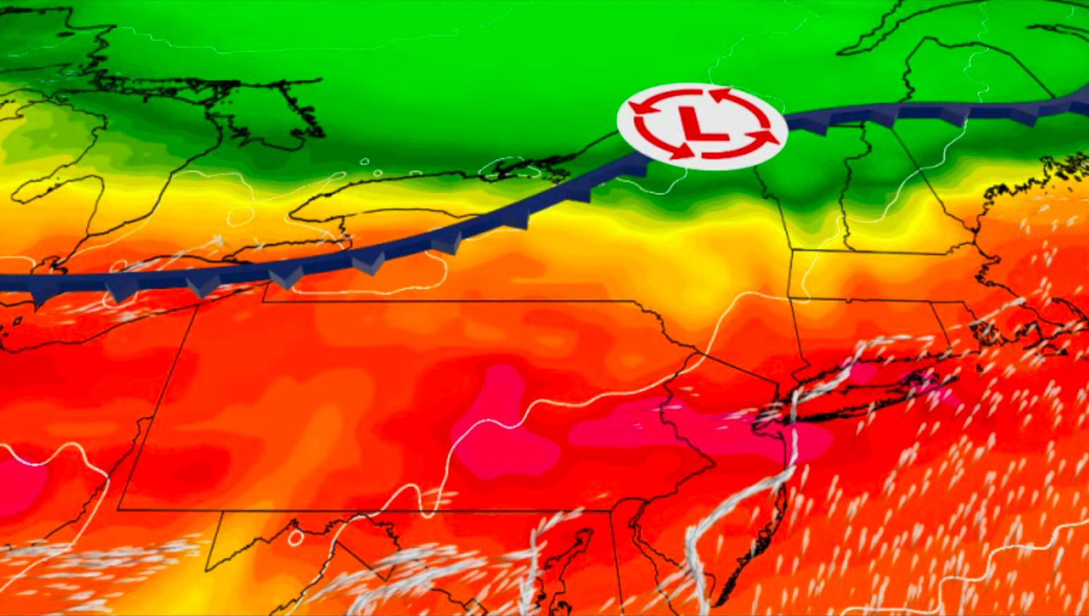 New York: Severe Storms Wednesday, Cooldown Thursday