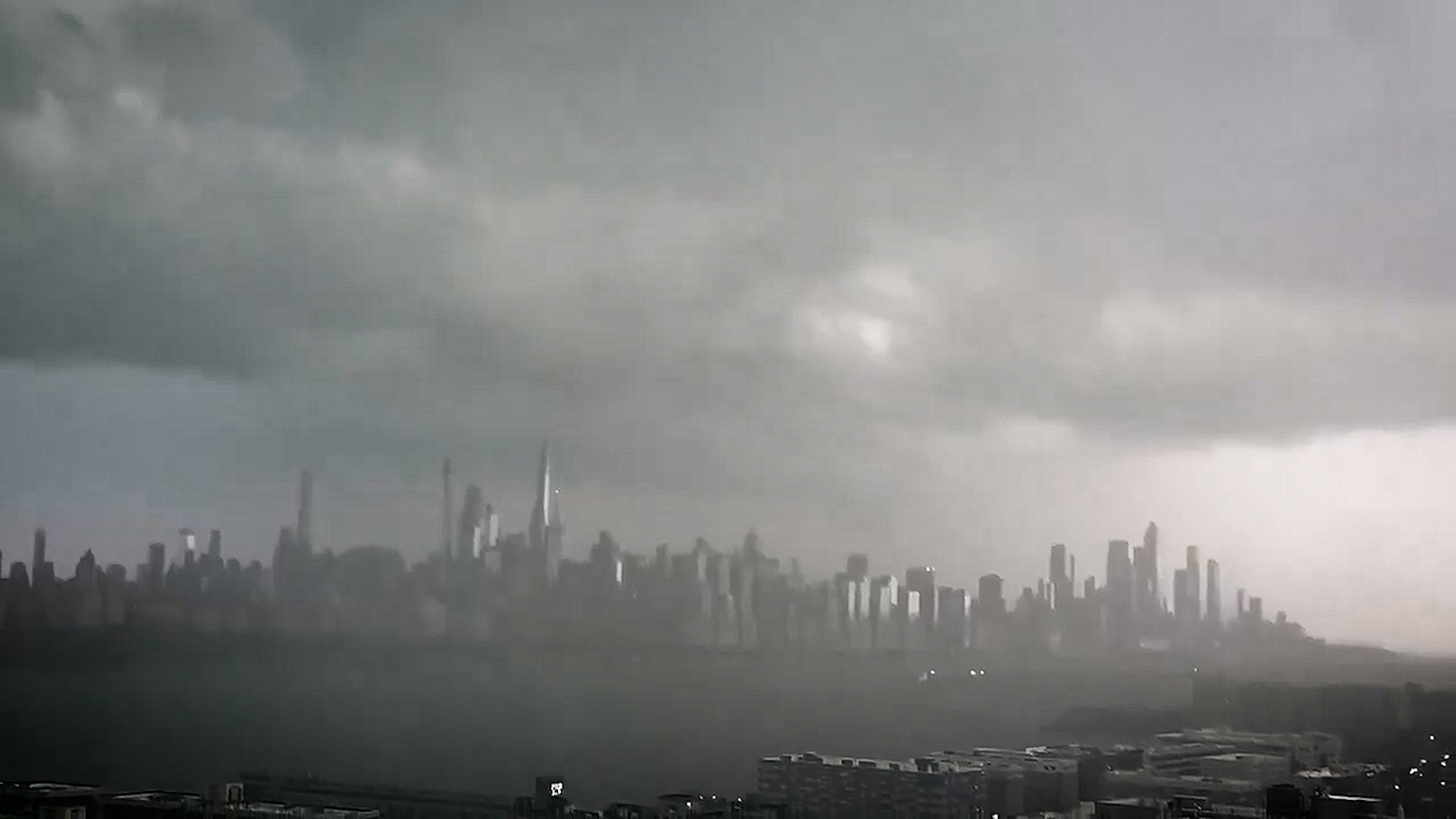 Storm Clouds Steal The Thunder Of New York City&rsquo;s Skyline