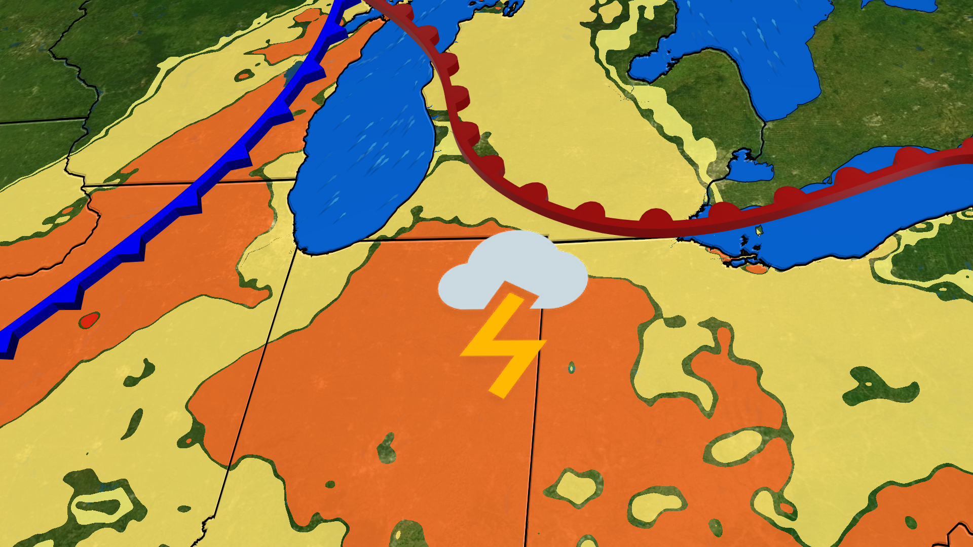 Another Round Of Severe Storms To Target Ohio, Michigan