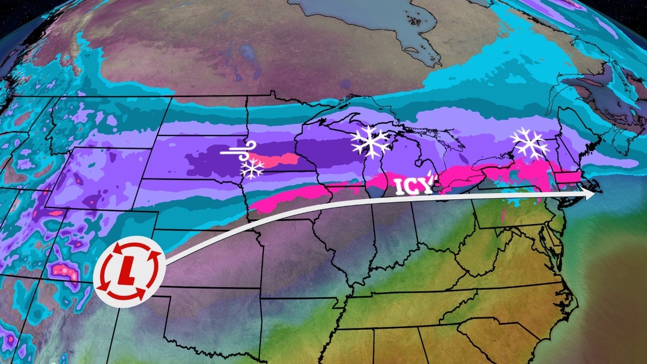 Winter Storm Olive's Cross-Country Trek Will Pack Blizzard Conditions, Heavy Snow, Ice