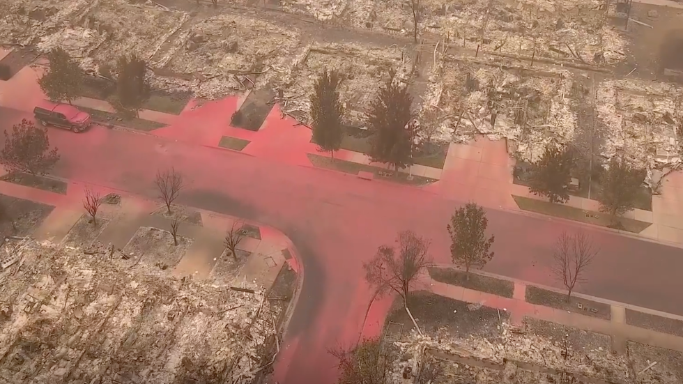 Drone Shows Devastation After Wildfire Destroys Much of Talent, Oregon