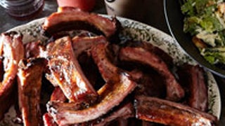 Paprika-and-Ancho-Rubbed Smoked Baby Back Ribs 