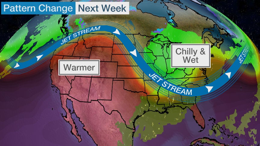 Pattern Change Next Week Will Bring Warmer Temperatures to the West ...
