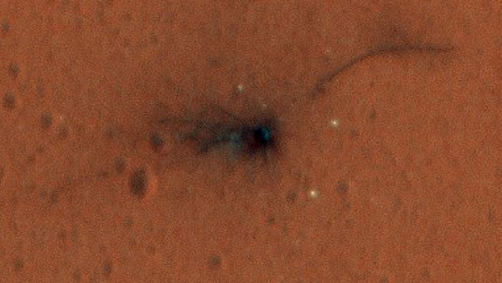 NASA Releases First Color Images of European Lander's Final Martian Resting Place