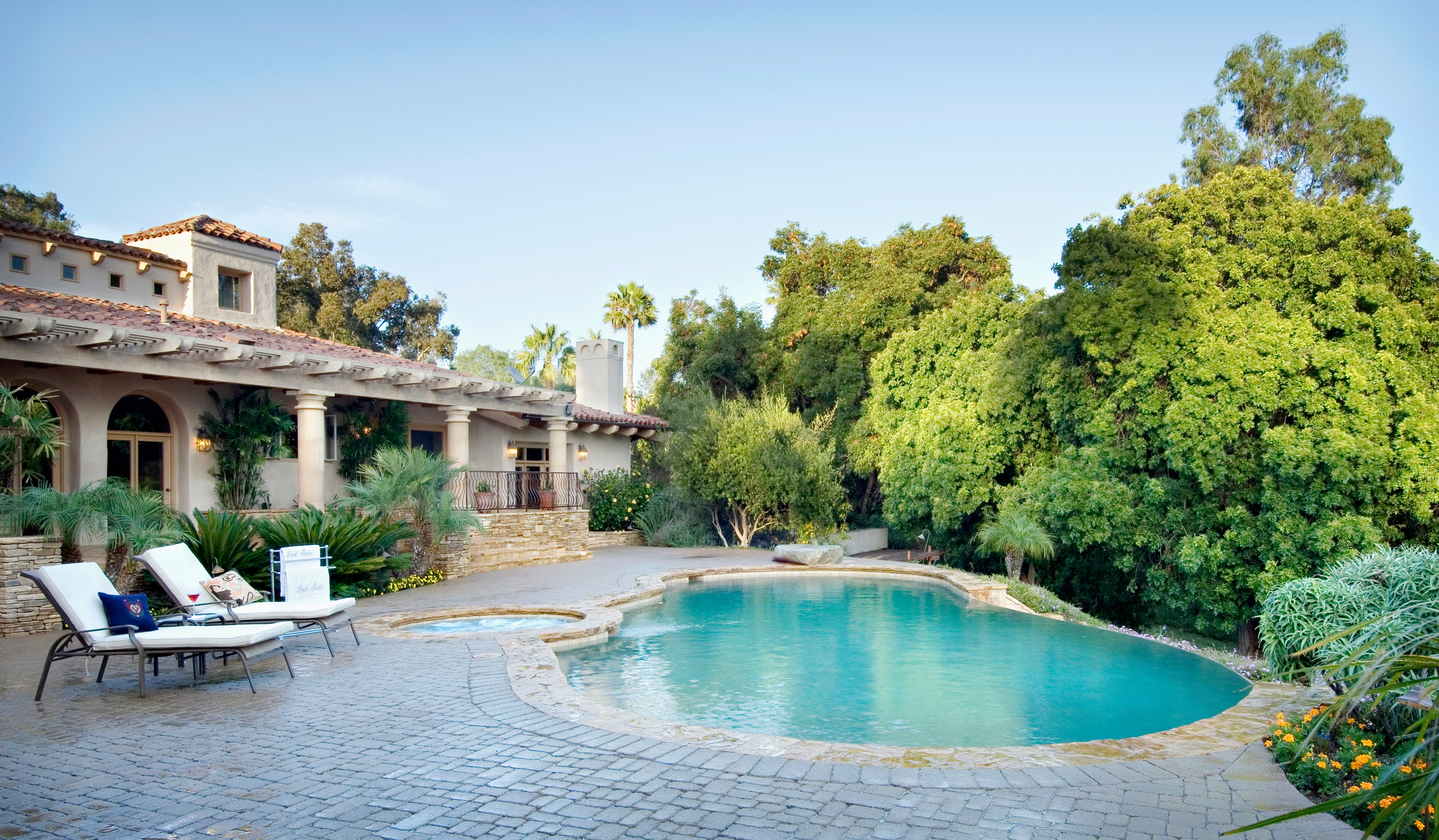 Maintain pools and spas