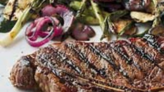 Grilled Porterhouse Steak with Summer Vegetables