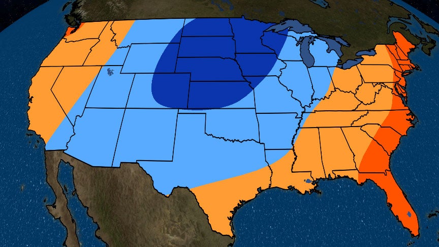 Summer 2019 Temperatures Expected to be Hot in the East and Mild in the Plains and Midwest