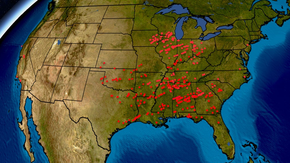 2023 Sets Preliminary Tornado Record For January-March