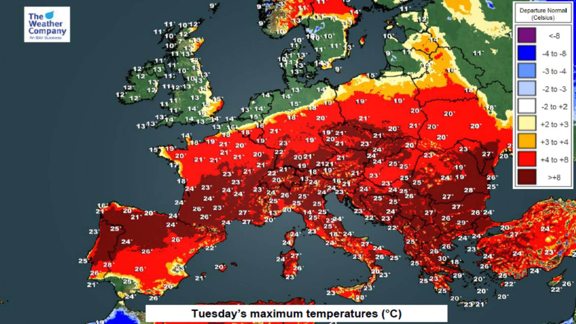 Mapa De Temperaturas