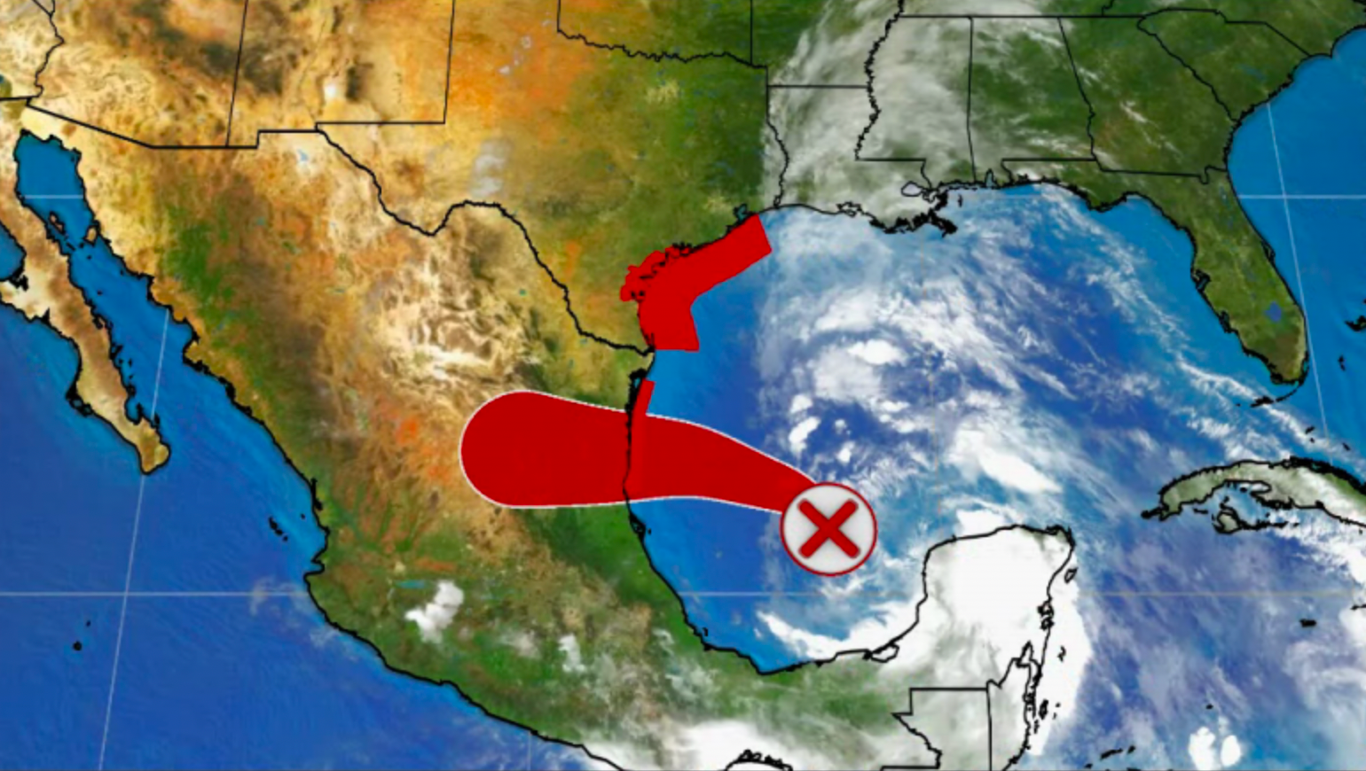 Tropical Storm Warnings For Texas, Mexico Coasts - Videos from The ...