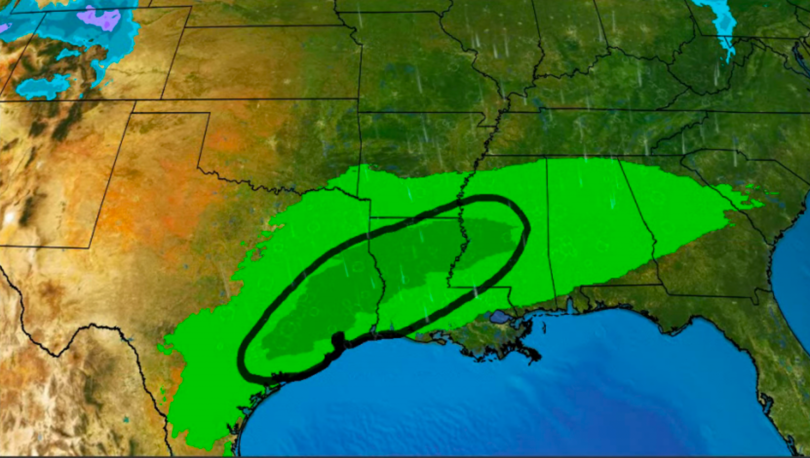 Rain Returns To The Gulf Coast, South Just Days After Snow | Weather.com