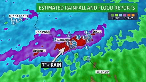 Flash Flooding in Wisconsin, Minnesota Leads to Mudslides, Washed Out ...